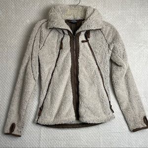 Kuhl Stone Color Fleece Flight Jacket Womens Size Small.  Retails $189.00